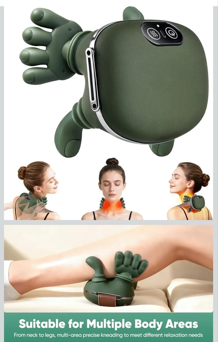 🧘 RelaxPro™ Electric Neck & Shoulder Massager Deep Tissue Relaxation | Stress Relief | Smart Heat Therapy